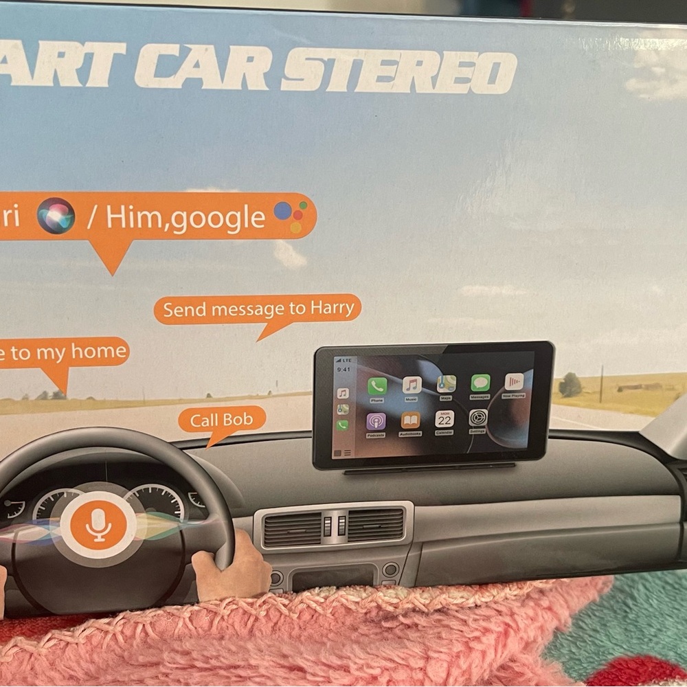 Advanced Car Stereo with Voice Integration